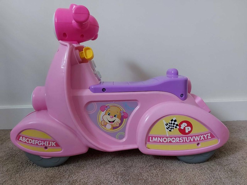 fisher price motorcycle ride on